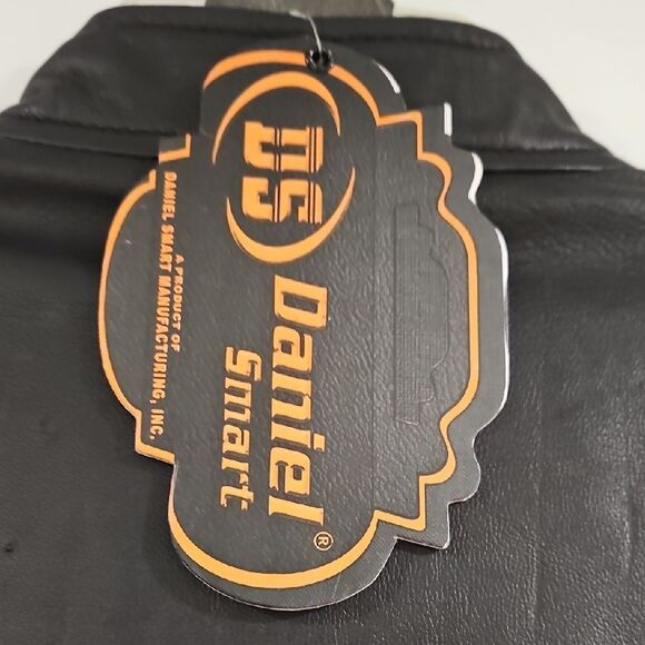 Daniel smart Black Leather Jacket 2XL - Picture 2 of 9